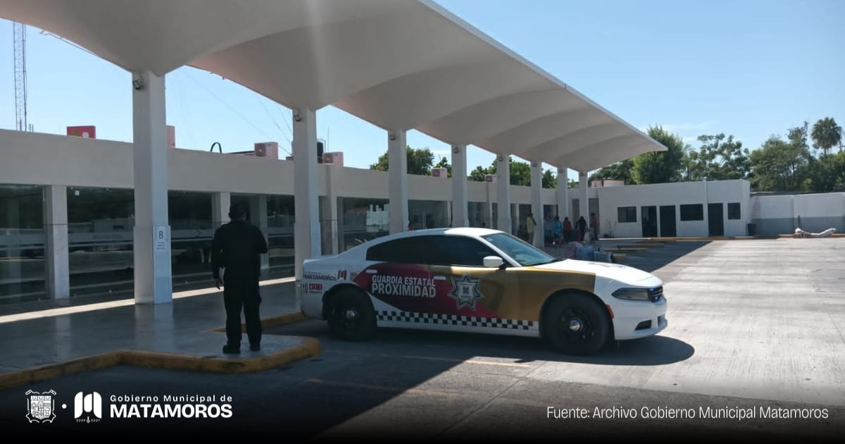 Policía de Proximidad de Matamoros realizará rondines en zonas de transporte público para evitar conflictos