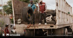 Refuerza gobierno de Beto Granados acciones de fumigación para que brille Matamoros