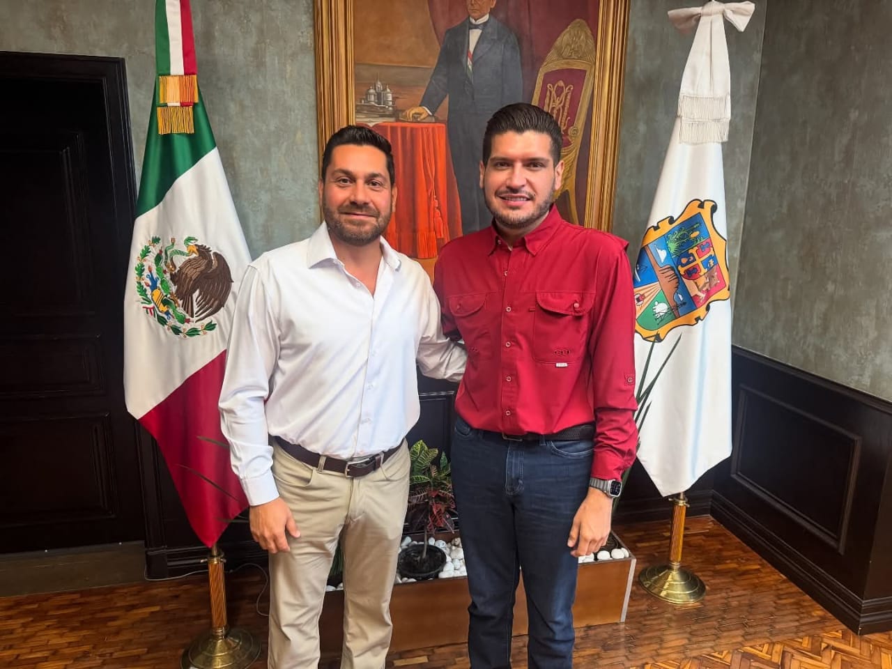 Se reúne el Presidente Municipal con titular de Banobras en Tamaulipas