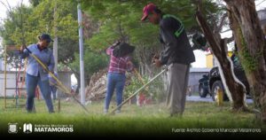 Continúa Gobierno de Matamoros con jornadas de limpieza en distintos puntos de la ciudad
