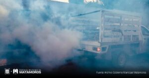 Continúan los trabajos de fumigación del Gobierno de Matamoros en colonias de Matamoros