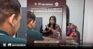El Presidente Municipal instala módulo de la Junta de Aguas y Drenaje en Presidencia Municipal
