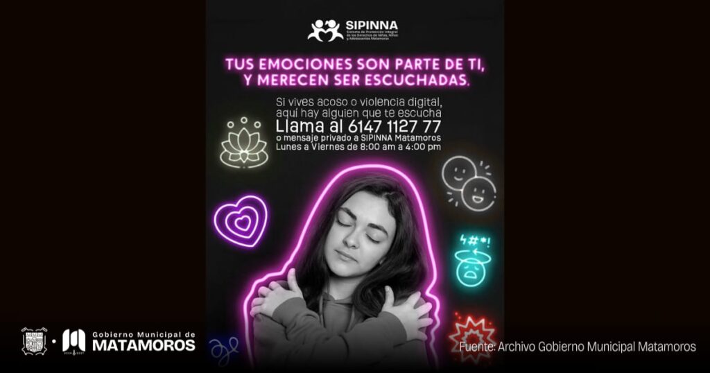 Gobierno de Matamoros abre línea de apoyo contra la violencia digital
