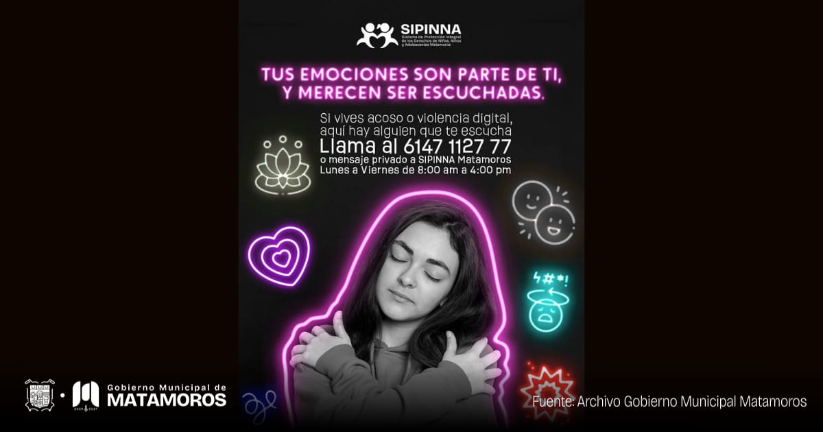 Gobierno de Matamoros abre línea de apoyo contra la violencia digital