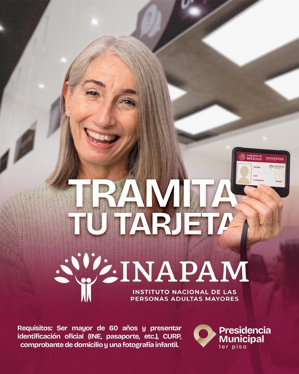 Gobierno de Matamoros facilita trámite de la tarjeta INAPAM