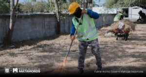 Gobierno de Matamoros impulsa la rehabilitación de áreas verdes en Villa Esmeralda