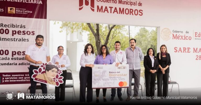 Gobierno de Matamoros otorga oficinas para el Centro de Atención de Becas para el Bienestar