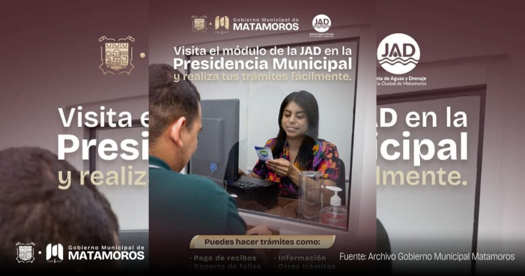 Instruye el Presidente Municipal la instalación de un módulo de la JAD en Presidencia Municipal