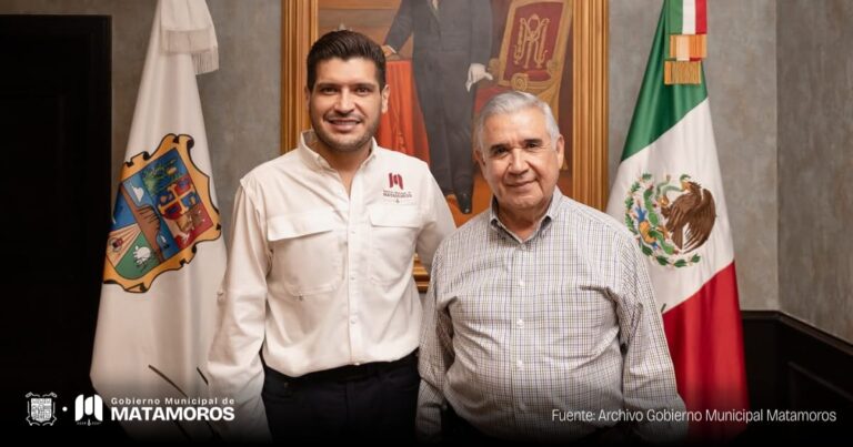 Matamoros avanza con diálogo institucional Presidente Municipal se reúne con Delegado de la Secretaría de Gobernación