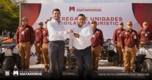 Refuerza Presidente Municipal la seguridad en Matamoros con entrega de equipo y uniformes a la Policía Turística