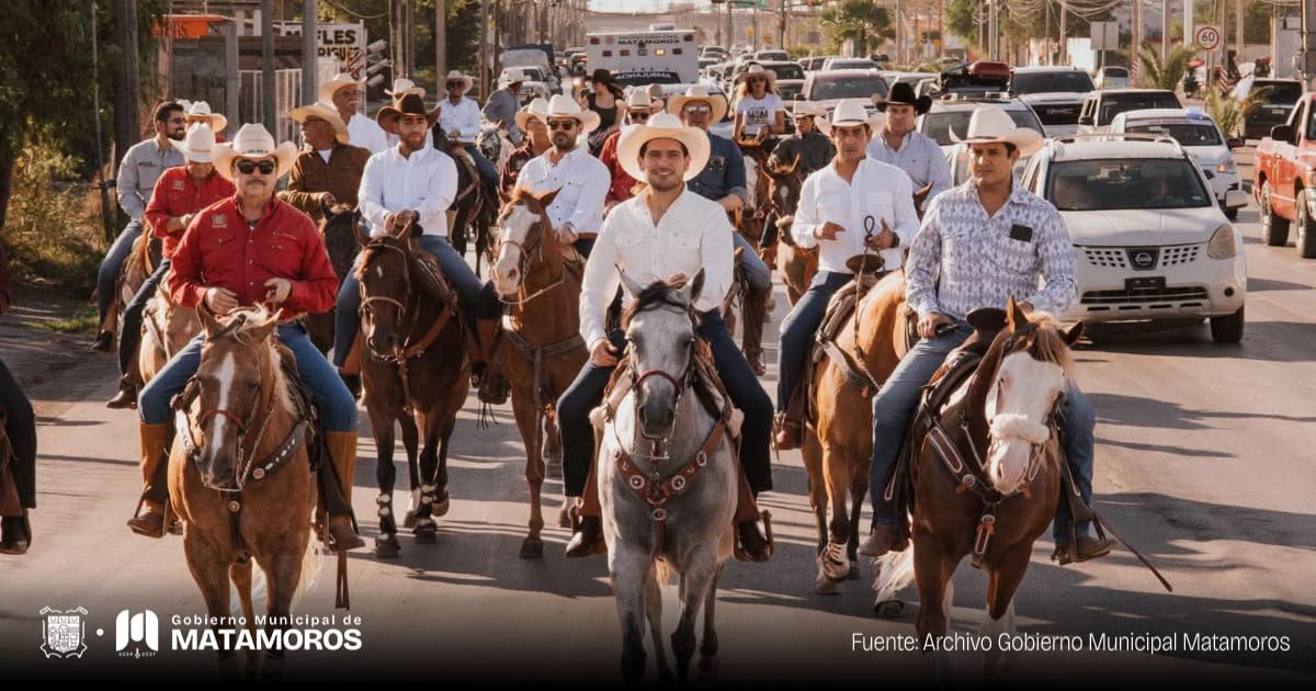 Conmemora Matamoros 112 años del Primer Reparto Agrario Nacional con cabalgata en honor al Ejido Lucio Blanco