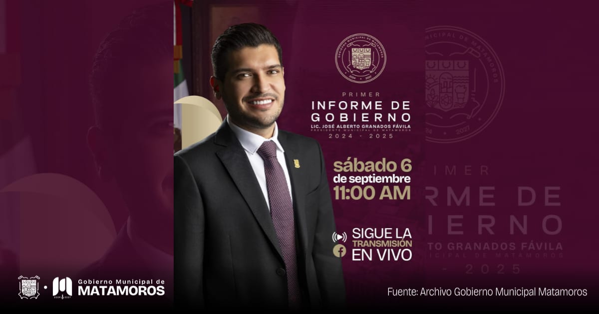 Este sábado, el Presidente Municipal presentará su Primer Informe de Gobierno