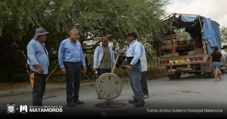 Gobierno de Matamoros realiza labores de limpieza en el Fraccionamiento CIMA 3