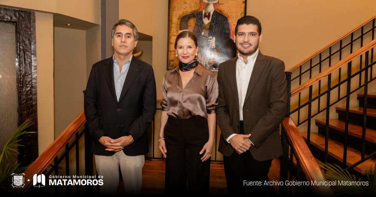 El Presidente Municipal de Matamoros, Beto Granados, encabezó junto con la Secretaria de Economía de Tamaulipas, Ninfa Cantú Deandar la reunión con el Excelentísimo. Sr. Francisco André, Embajador de la Unión Europea en México