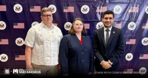 Se llevó a cabo en Matamoros la Recepción de Bienvenida de la nueva Cónsul General de Estados Unidos, Mary Virginia Hantsch, informó el Presidente Municipal Beto Granados.