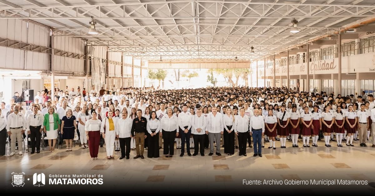 Presidente Municipal preside inicio del ciclo escolar 2024-2025