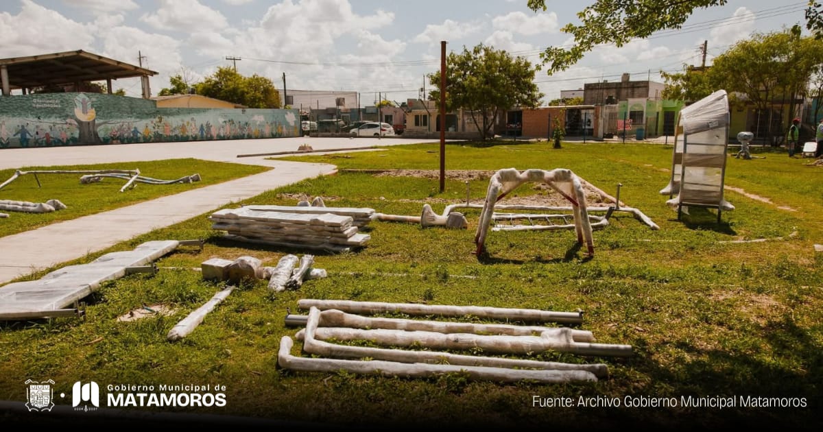 Anuncia el Gobierno de Matamoros la llegada de nuevos juegos al TAMUL Lomas de San Juan