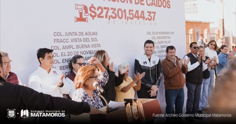 Presidente Municipal da arranque de rehabilitación del drenaje sanitario en la colonia Sección 16