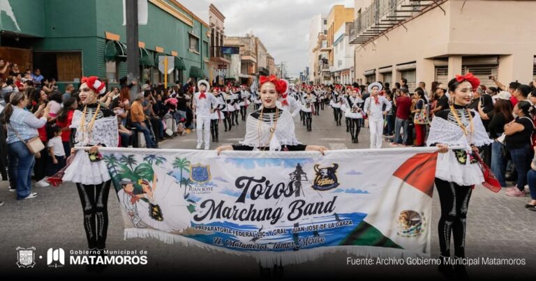 Matamoros celebra con gran éxito el Desfile de la huesuda 2025