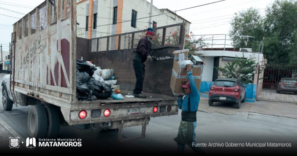 Gobierno de Matamoros fortalece acciones de limpieza en Matamoros
