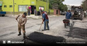 Gobierno de Matamoros intensifica acciones de mejoramiento vial