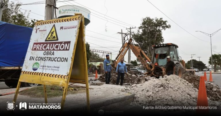 Instala Gobierno de Matamoros, equipo hidráulico que optimiza el servicio en la División del Norte
