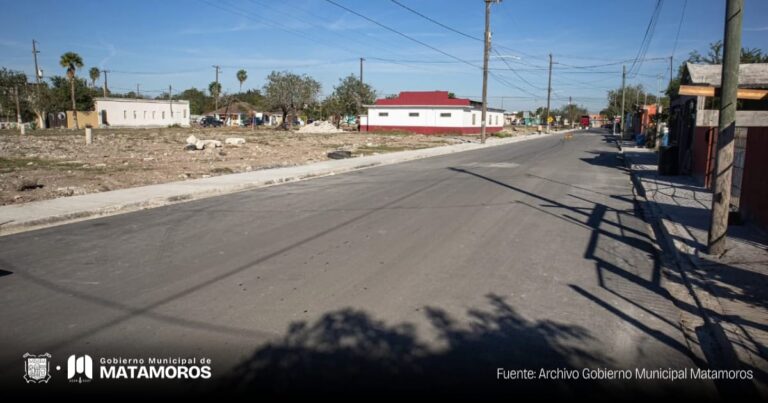 Matamoros renace con nuevas calles rehabilitadas
