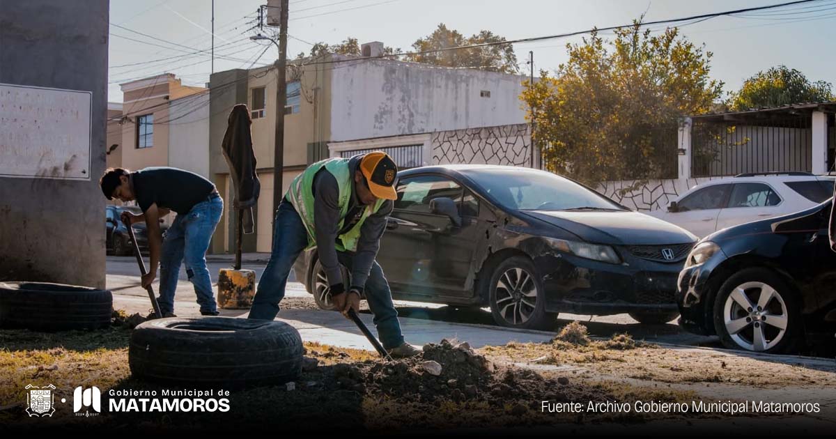 Gobierno de Beto Granados rehabilita área verde de la colonia Encantada
