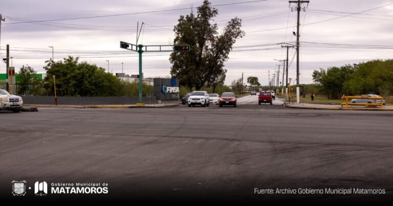Se une el gobierno de Matamoros con el Gobierno del Estado para mejorar vialidades en Matamoros