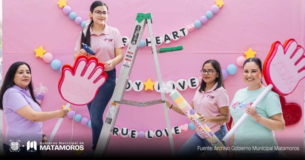 Celebran DIF Matamoros el Día del Amor y la Amistad