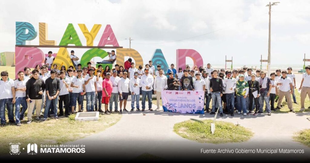 Participa DIF Matamoros en la protección, conservación y restauración del entorno marino-costero en Playa Bagdad