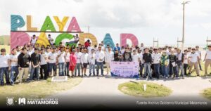 Participa DIF Matamoros en la protección, conservación y restauración del entorno marino-costero en Playa Bagdad