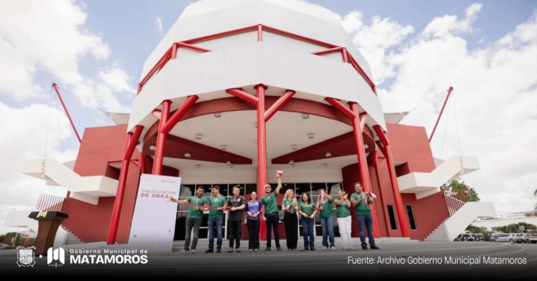 Que se escuche fuerte y claro, nada detendrá el renacimiento de Matamoros; reinaugura Beto Granados la Concha Acústica tras 13 años de abandono -
