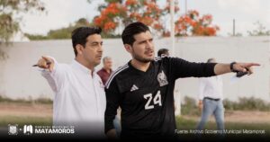 Supervisa Beto Granados rehabilitación de área deportiva y se reúne con vecinos de Infonavit Los Ángeles con el programa Tu Voz Transforma-