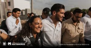 Beto Granados acompaña a Claudia Sheinbaum y al gobernador Américo Villarreal en entrega de viviendas en Matamoros