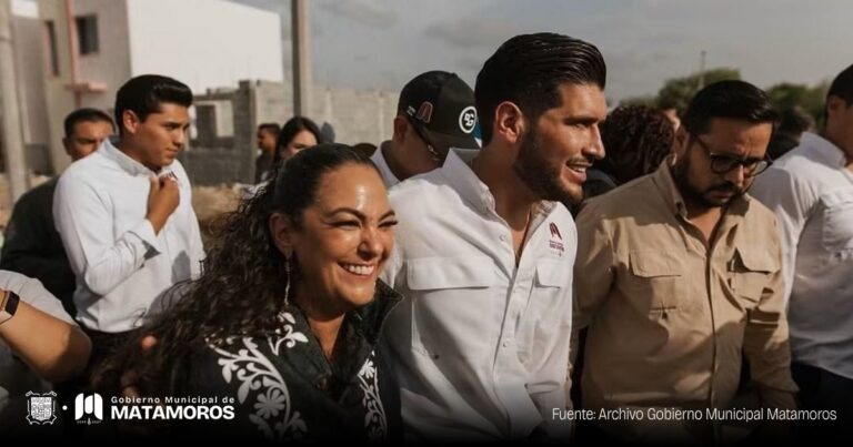 Beto Granados acompaña a Claudia Sheinbaum y al gobernador Américo Villarreal en entrega de viviendas en Matamoros